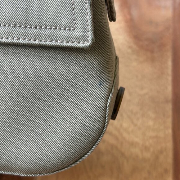 Salvatore Ferragamo CANVAS Vintage Giancini Shoulder Bag Beige - Picture 10 of 10